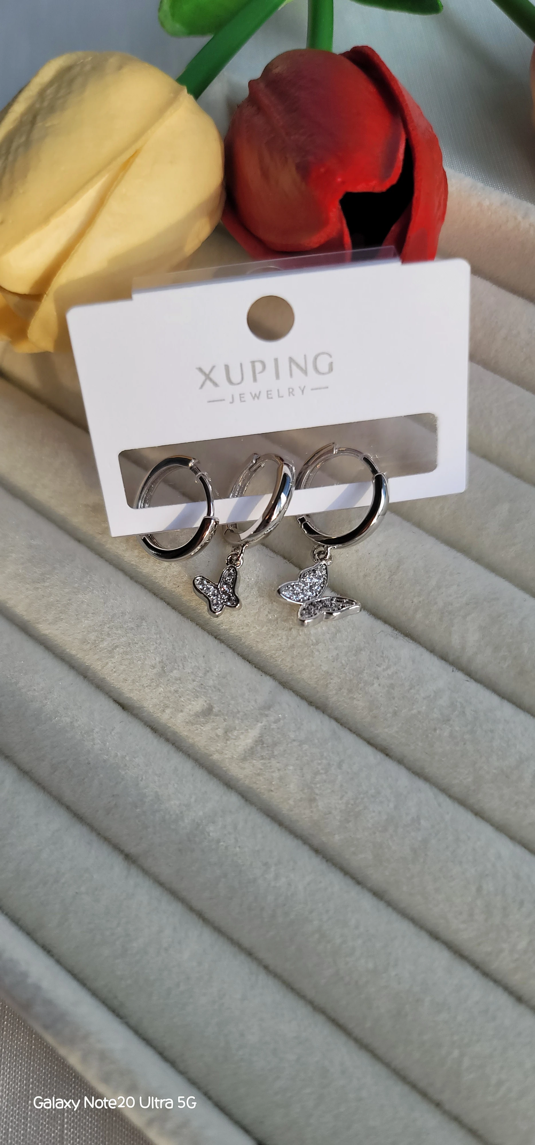 Xuping silver küpe set
