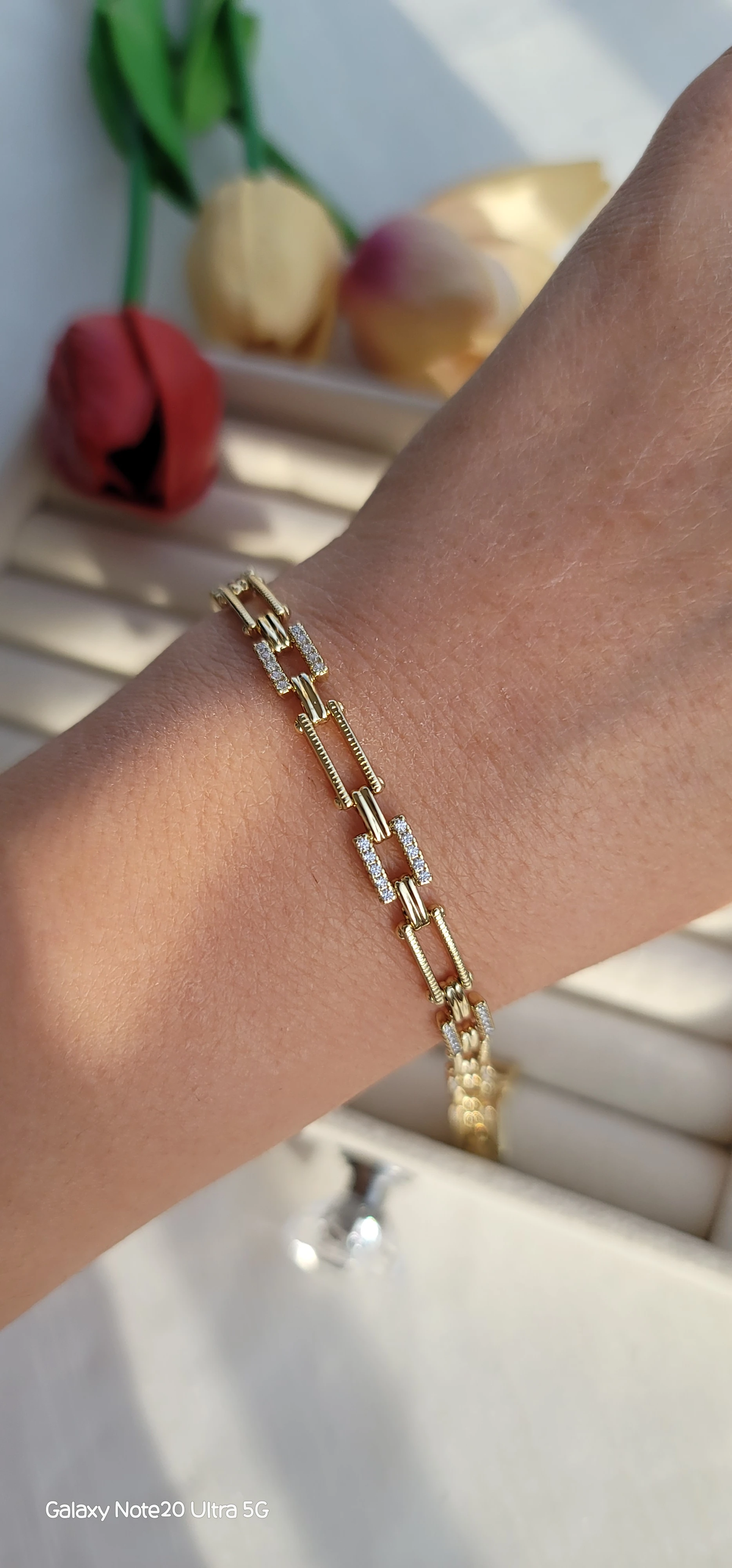 Xuping taşlı ataç bileklik