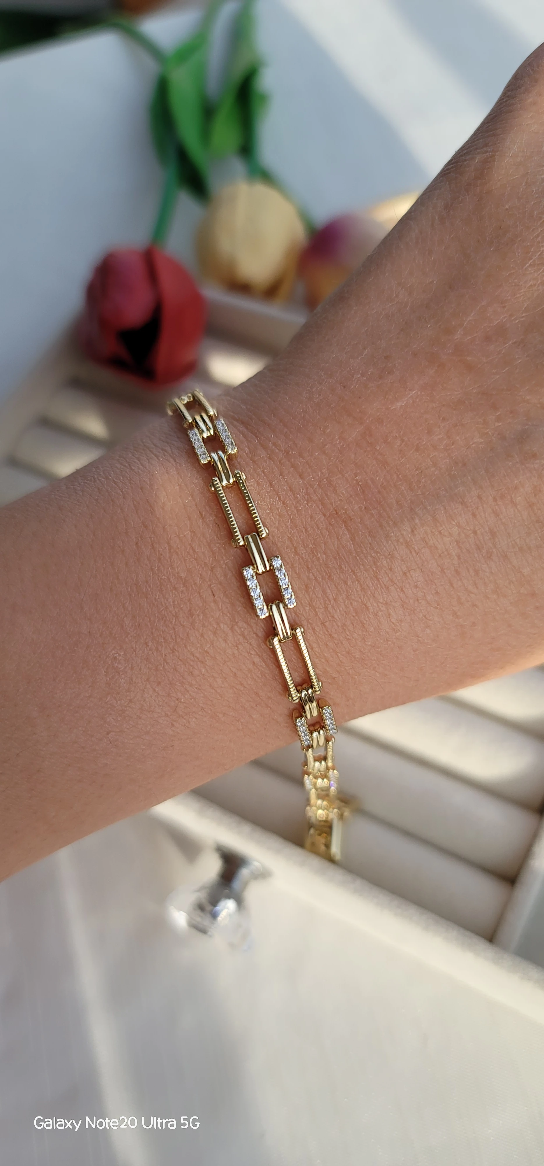 Xuping taşlı ataç bileklik