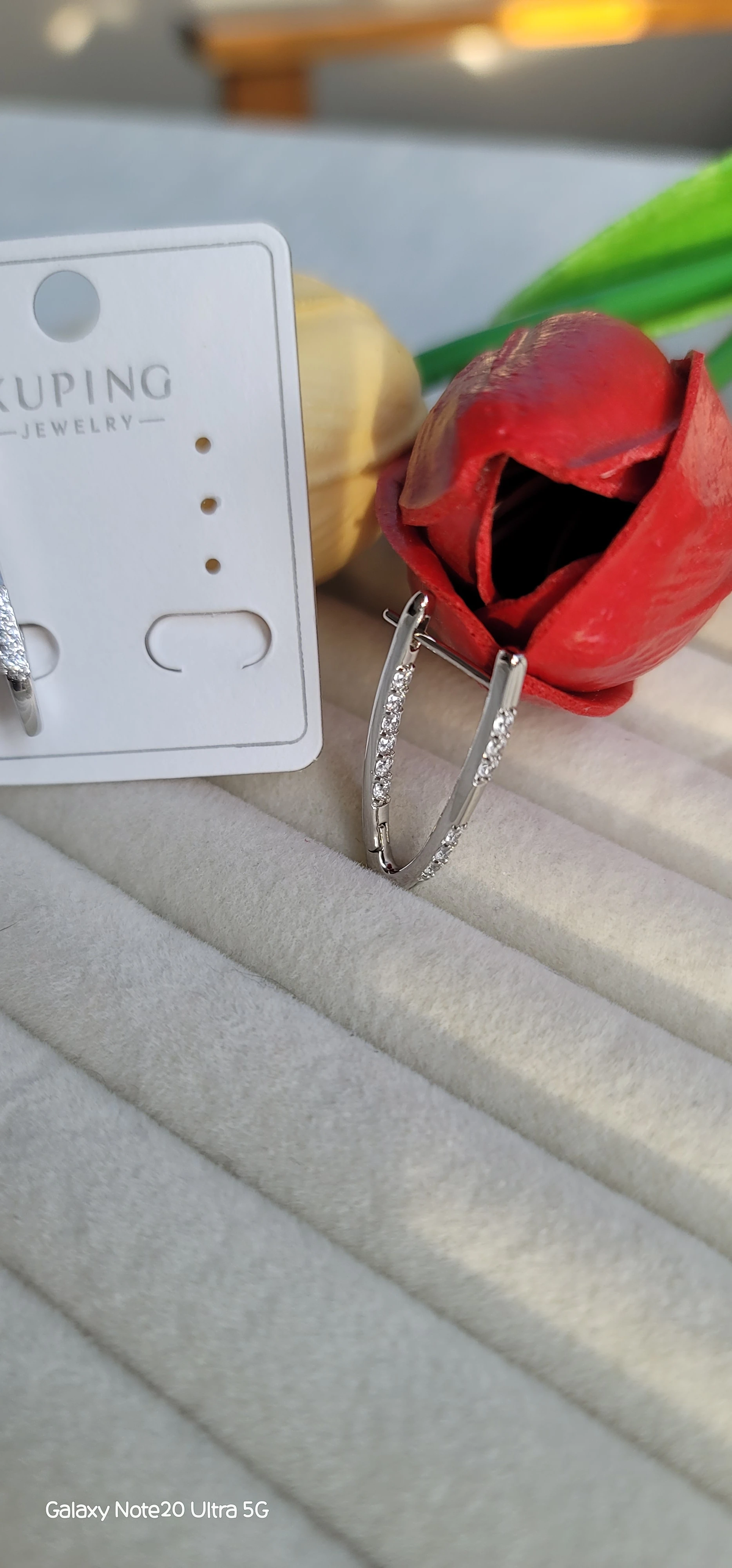 Xuping taşlı silver küpe