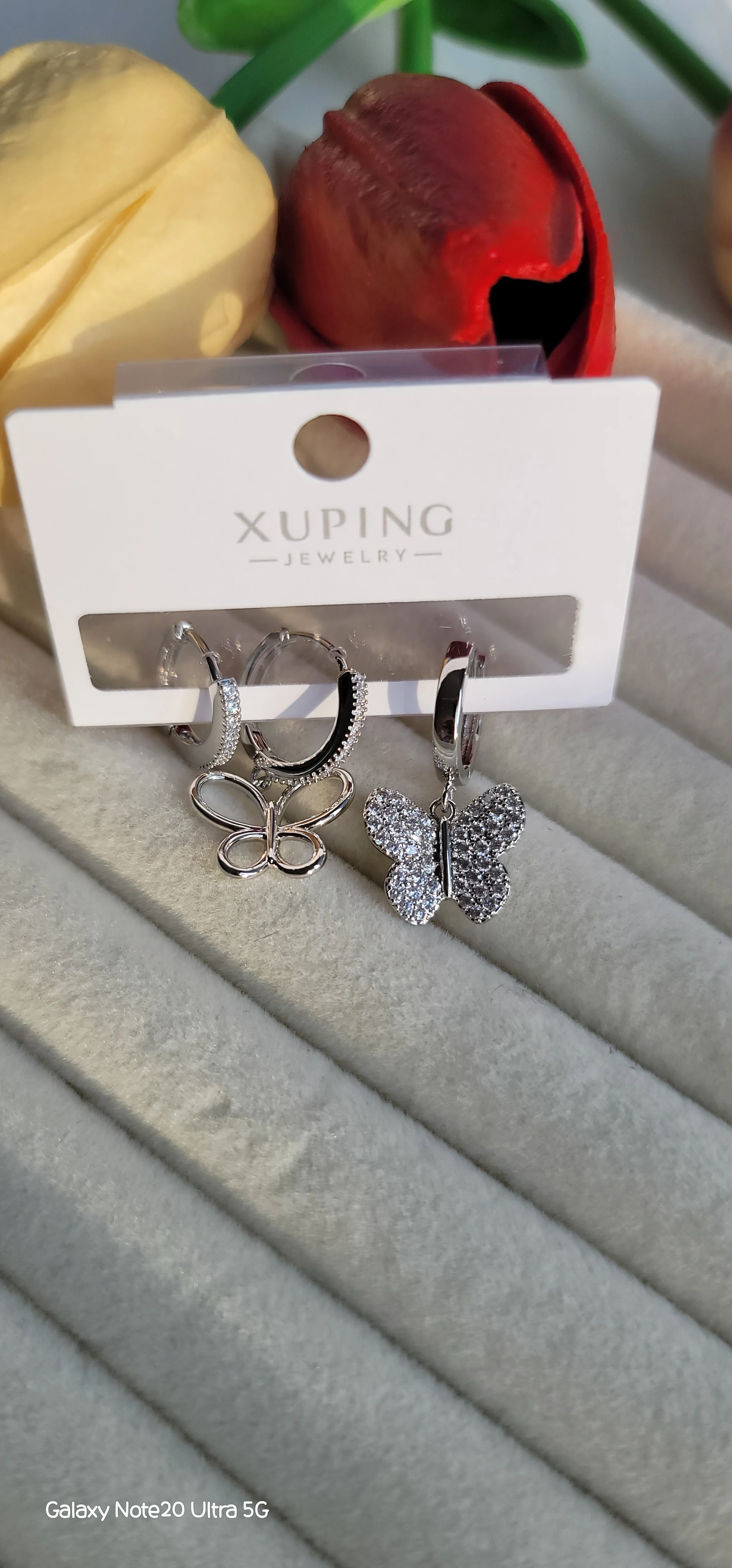 Xuping silver küpe set
