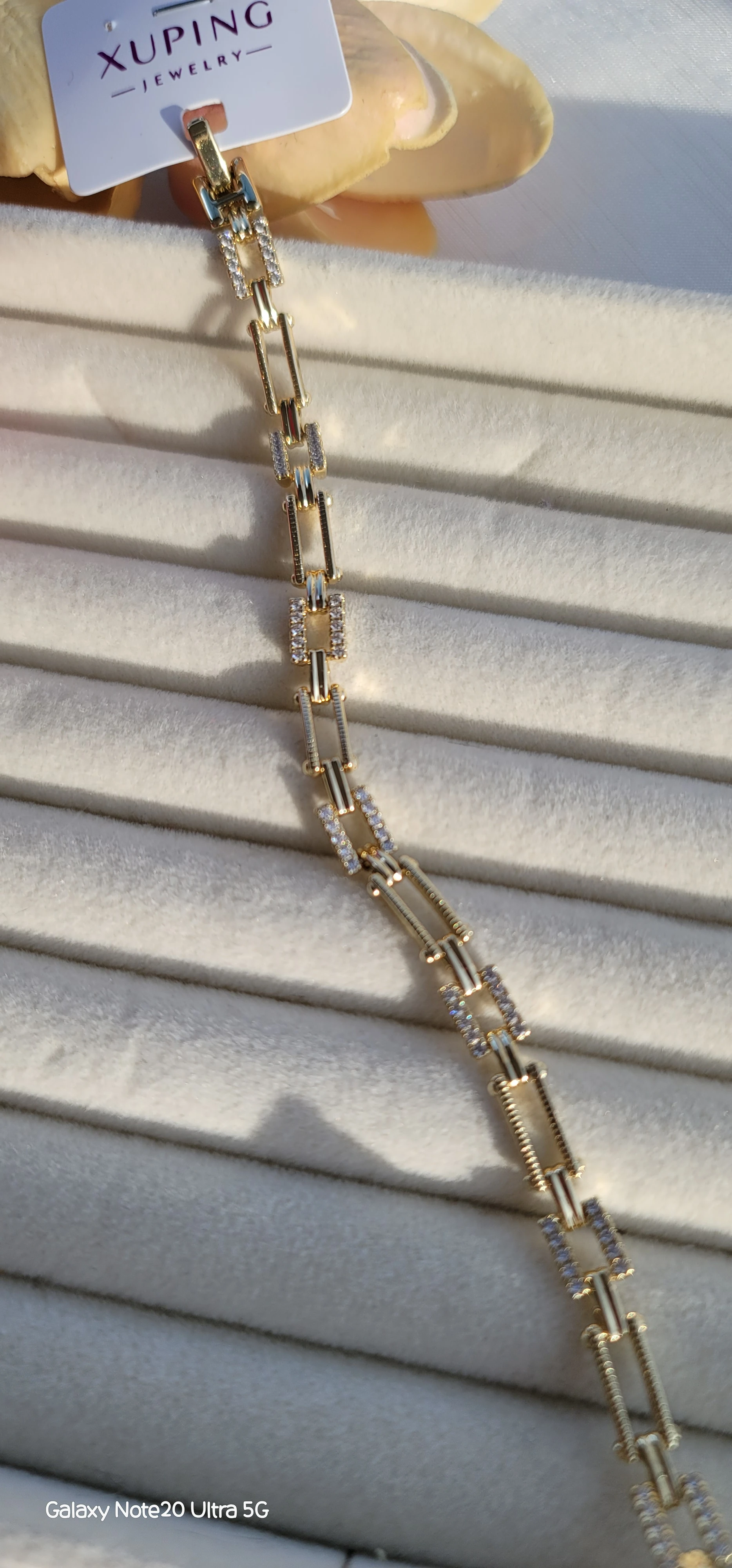 Xuping taşlı ataç bileklik