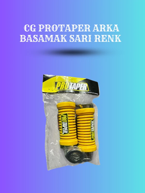 CG ProTaper Arka Basamak Sarı – Motosiklet Arka Ayaklık Takımı