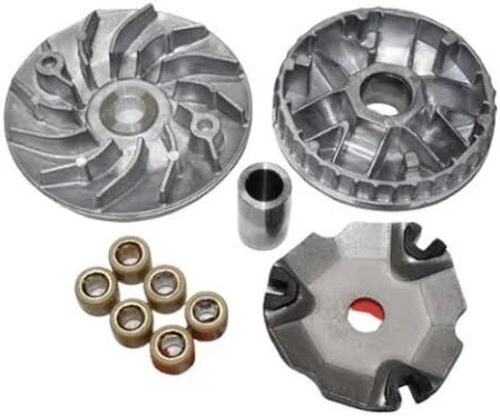 Kuba Zenzero 125 & Gelli 125 Ön Varyatör Debriyaj Seti – Komple CVT Aktarma Parçası
