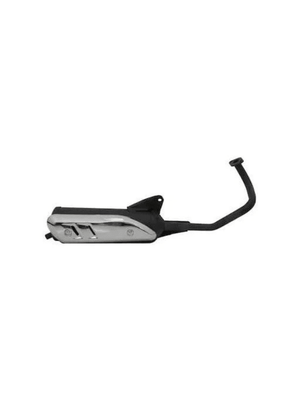 SCT 50/80cc Egzoz Komple – Kuba Fighter Uyumlu Scooter Egzoz Susturucu
