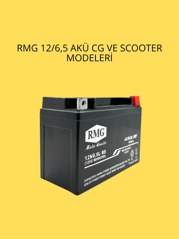 RMG 12V 6.5Ah Akü – CG ve Scooter Modelleri