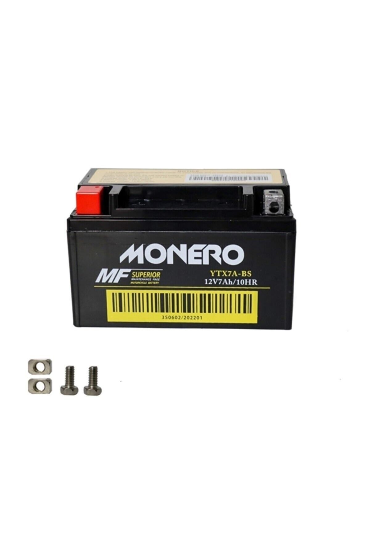 🔋 12V 7Ah Monero Motosiklet Aküsü YTX7A-BS | Scooter Uyumlu, Kompakt Boyutlu, Yüksek Performanslı Enerji Çözümü 