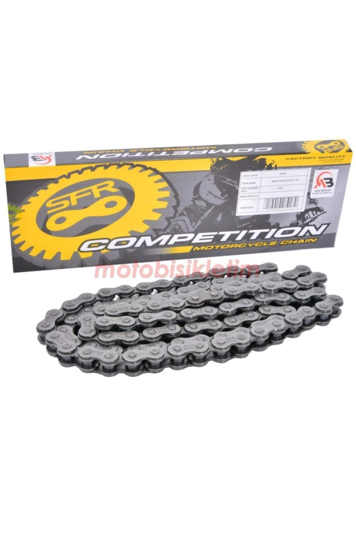 Motosiklet Zinciri 415h X102 Bakla Moped Grubu, Mobilyet, Pejo