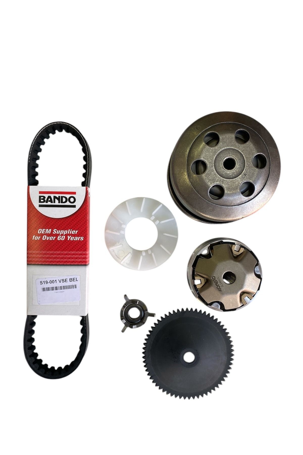 Scooter 50 cc - 80 cc Ön - Arka Debriyaj ve Bando Kayış Set