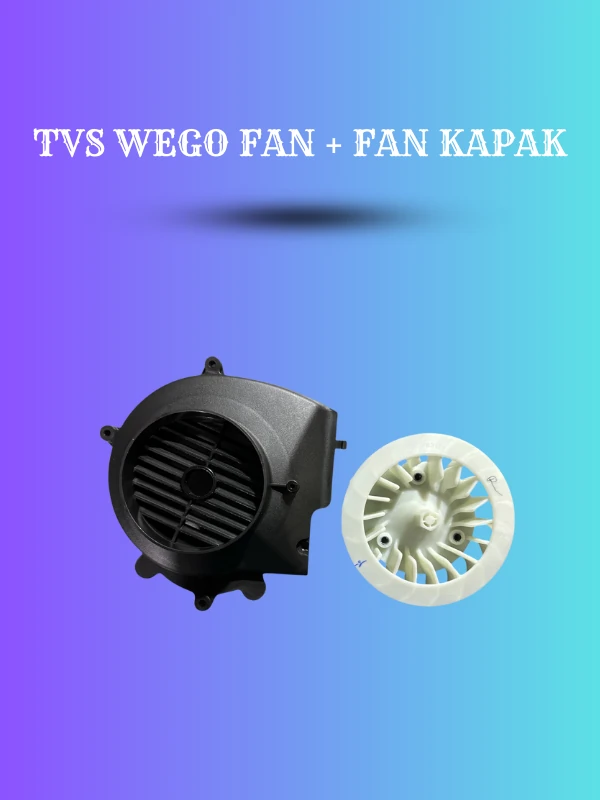 TVS Wego Fan ve Fan Kapak Seti – Hava Soğutma Sistem Parçaları