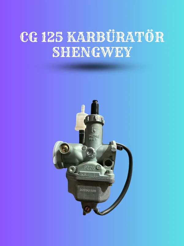 CG 125 Karbüratör PZ26 – Shengwey Tip Yakıt Karışım Ünitesi