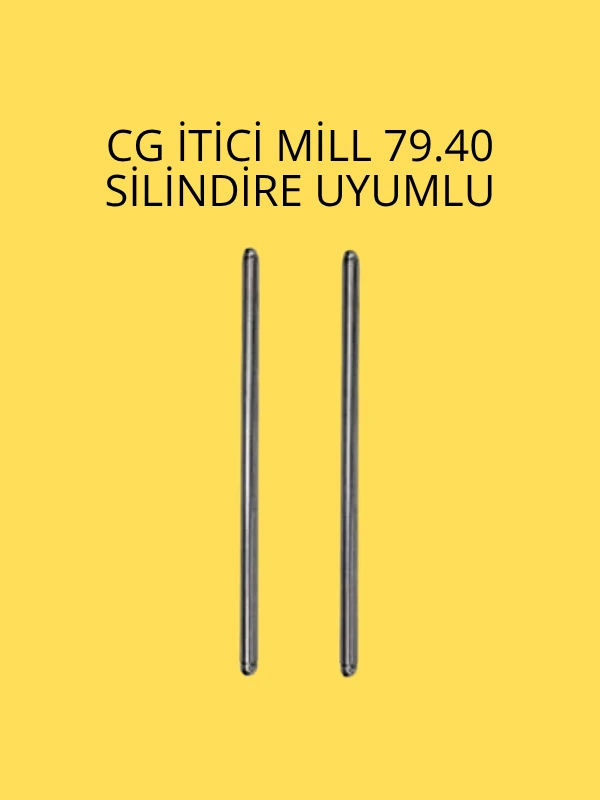 CG İtici Mil 79.40 Silindire Uyumlu – Supap ve Eksantrik Tahrik Mili Takımı