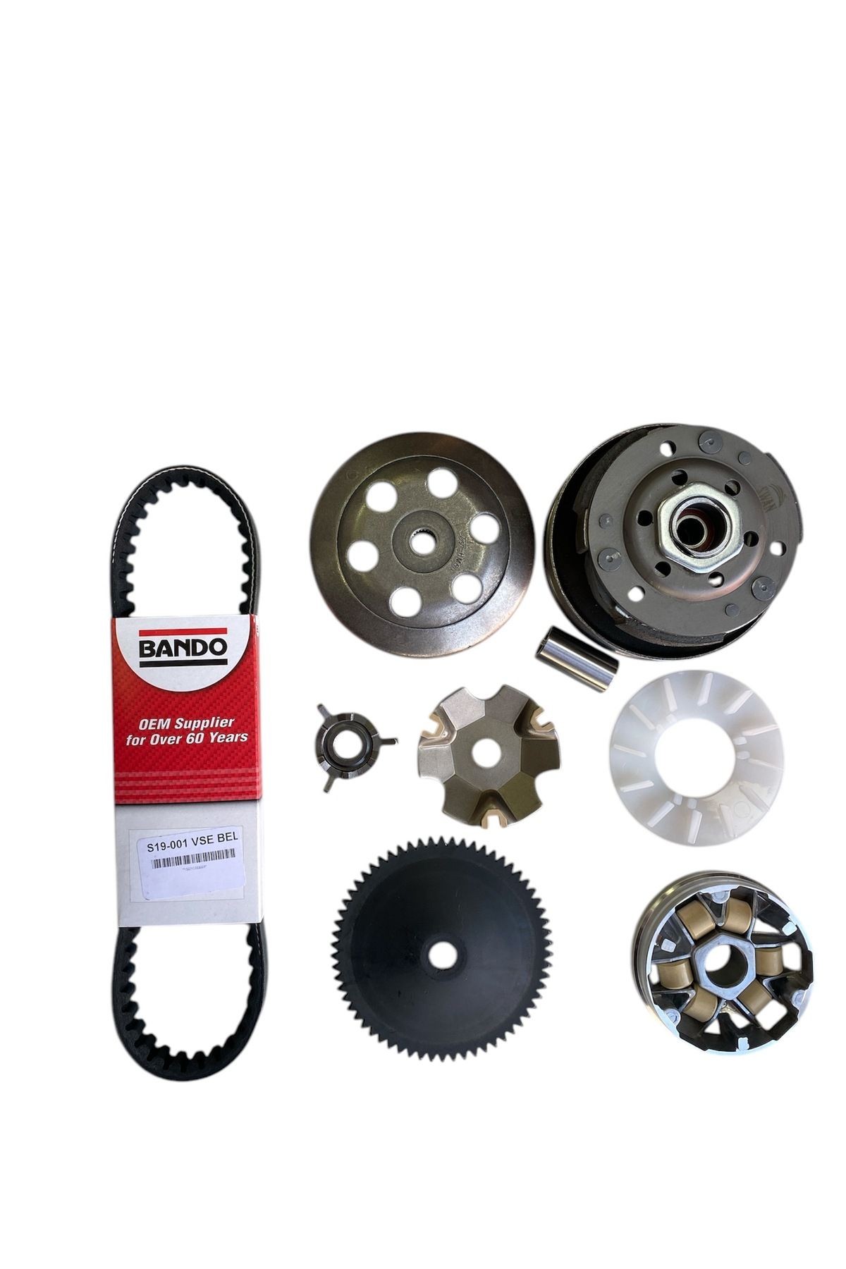 Scooter 50 cc - 80 cc Ön - Arka Debriyaj ve Bando Kayış Set