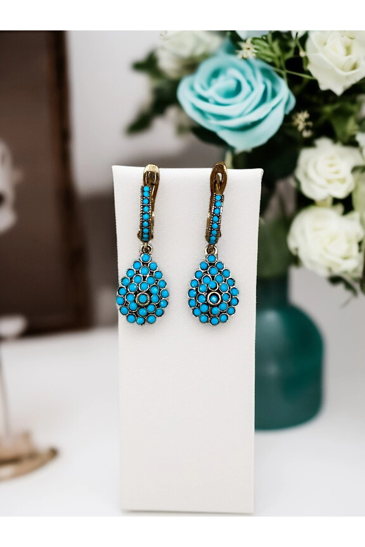 Su Damlası Otantik Küpe