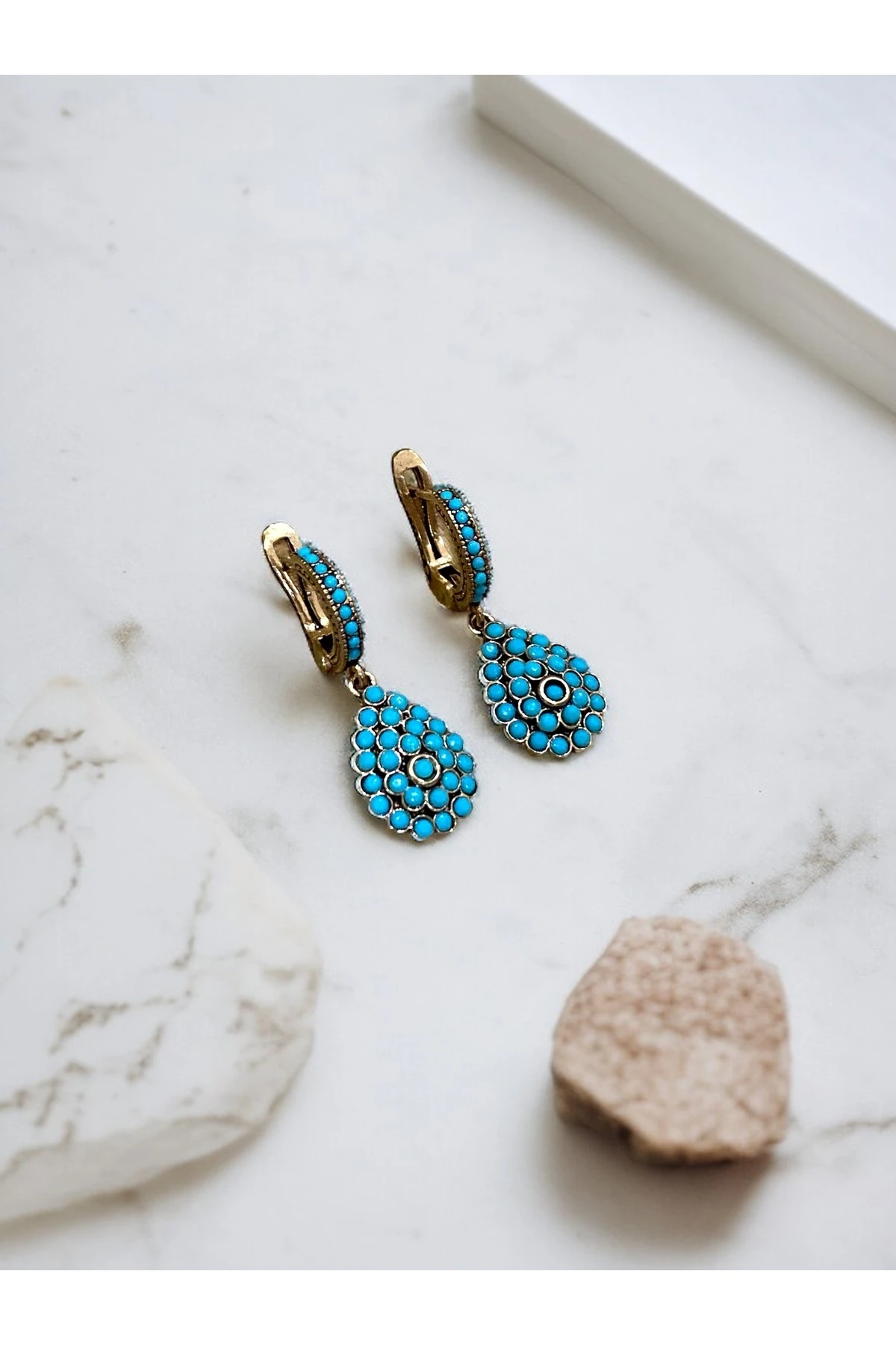 Su Damlası Otantik Küpe