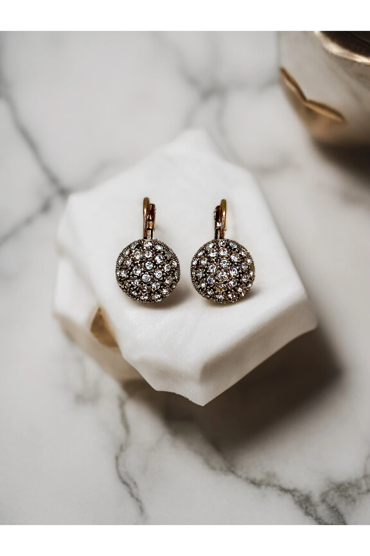 Yuvarlak Otantik Küpe