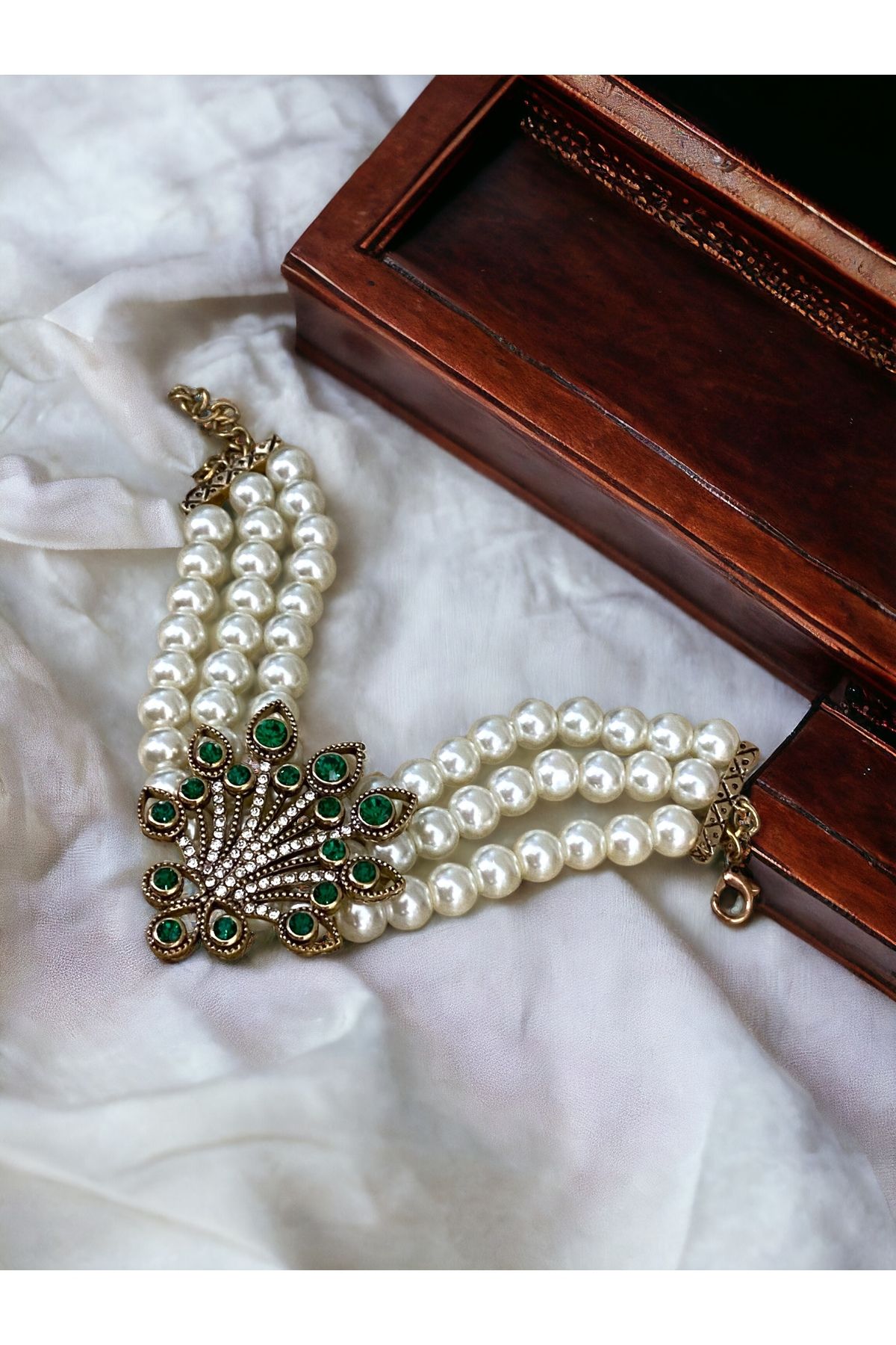 Hayat Ağacı Figür İnci Bileklik