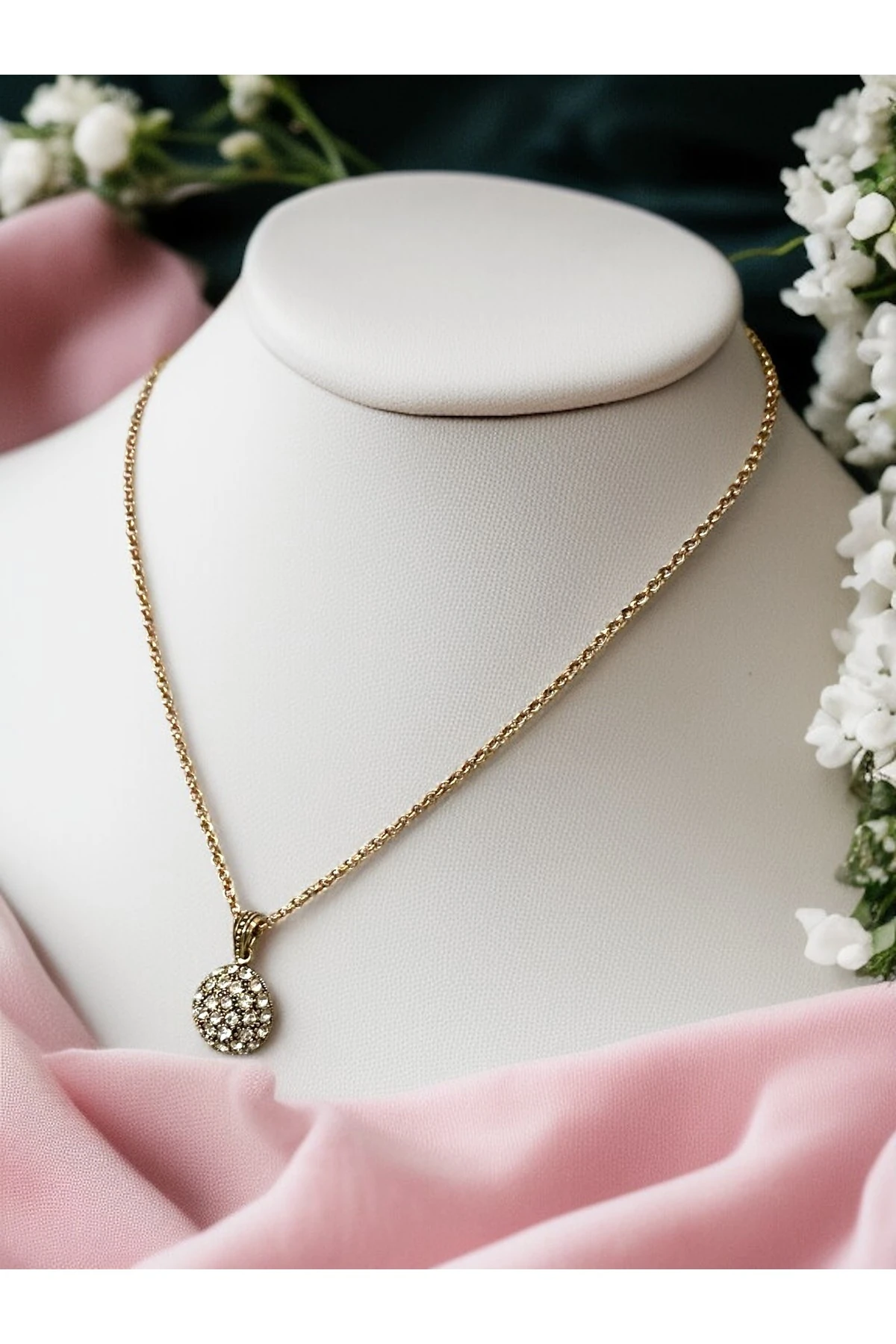 Yuvarlak Otantik Kolye