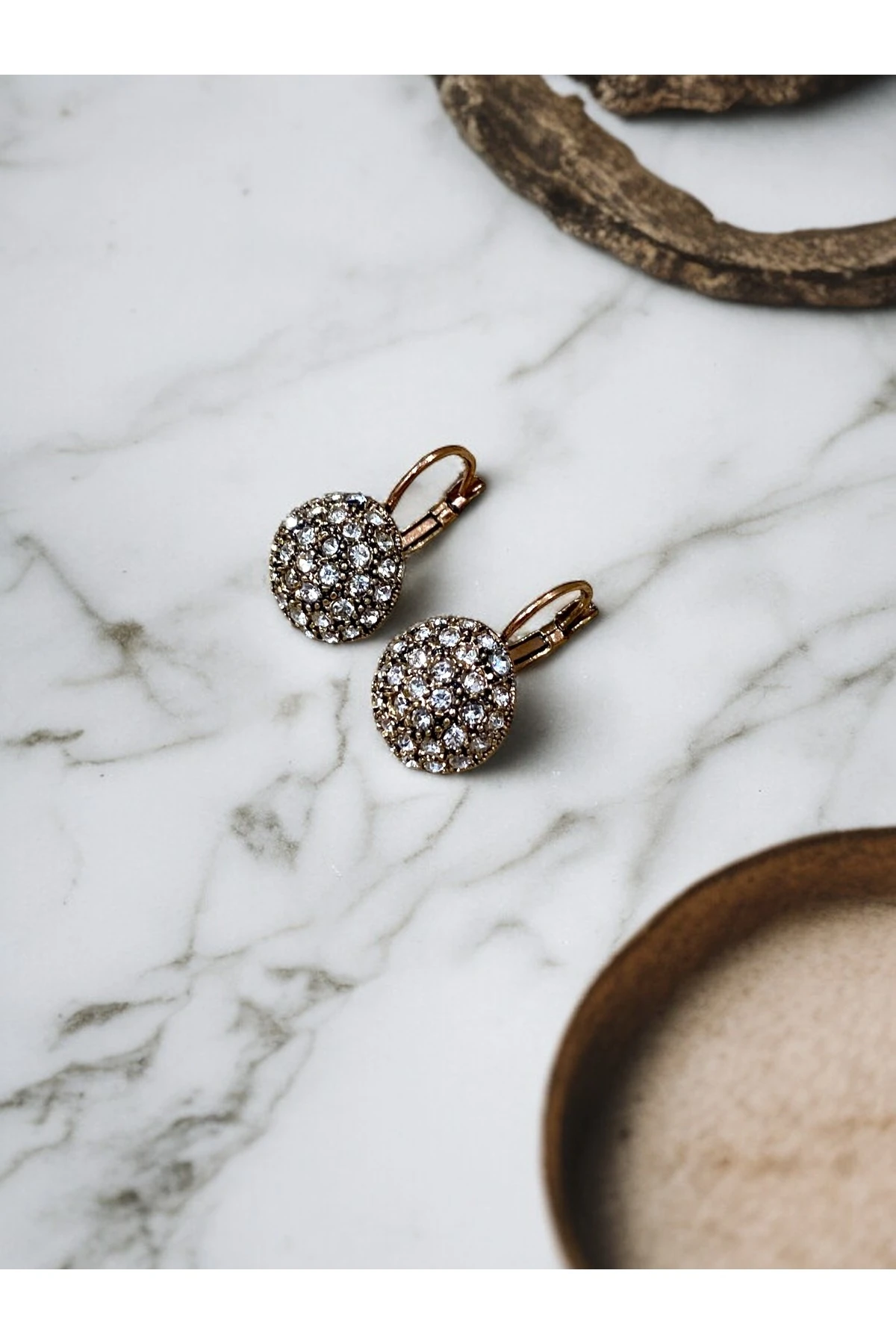 Yuvarlak Otantik Küpe