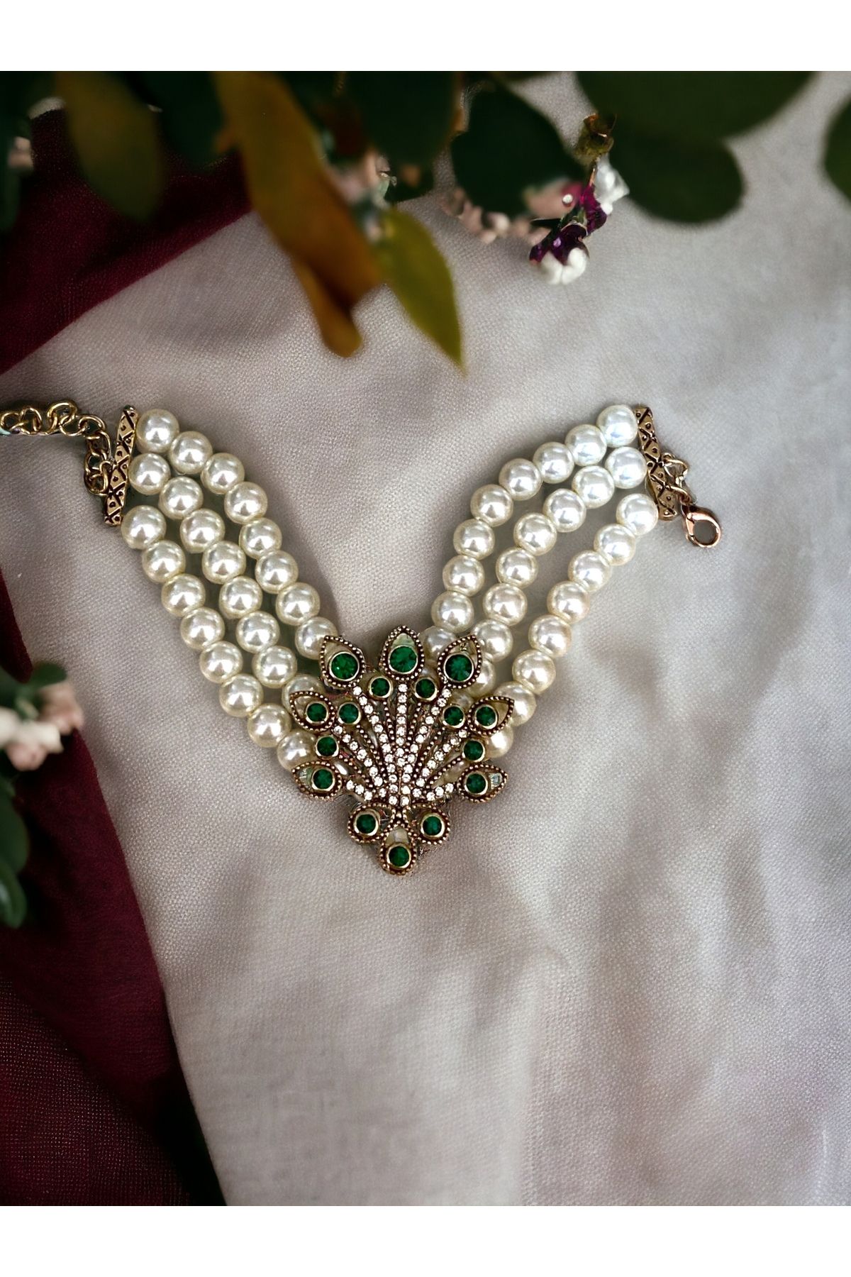 Hayat Ağacı Figür İnci Bileklik