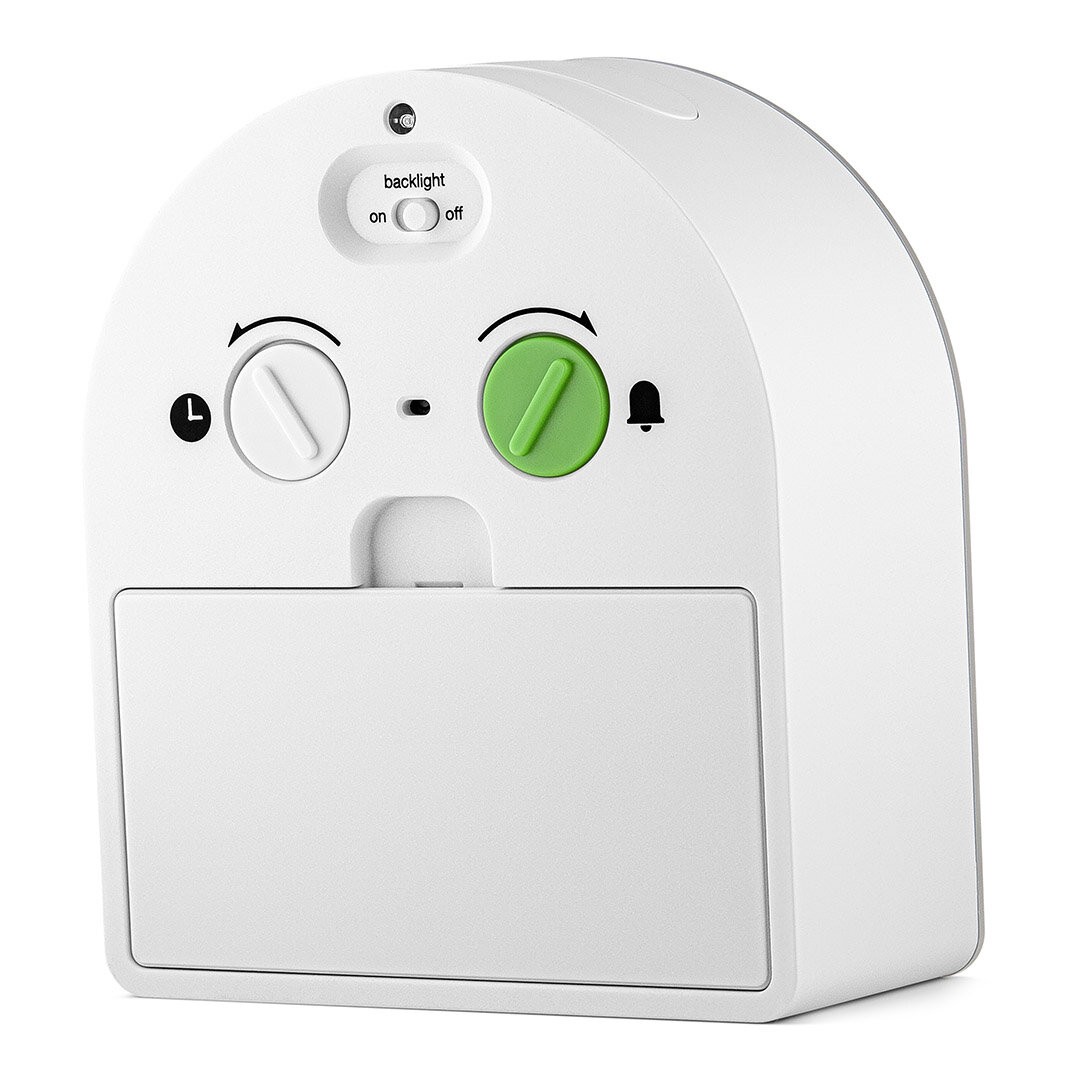 BRAUN BC22W BEYAZ KLASİK ANALOG ALARMLI MASA SAATİ