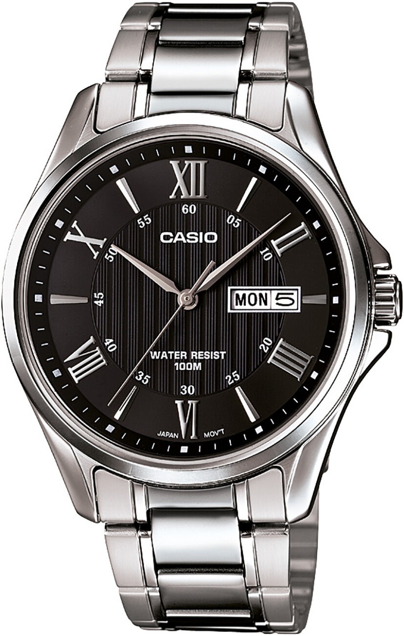 CASIO MTP-1384D-1AVDF ERKEK KOL SAATİ - Siyah