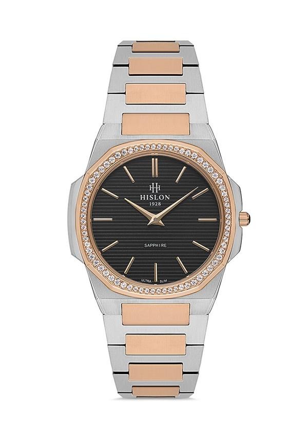 Hislon QL127T-04ST Kadın Kol Saati - Rose Gold