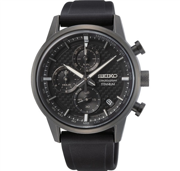 Seiko Kronograf SSB393P Erkek Kol Saati - Siyah