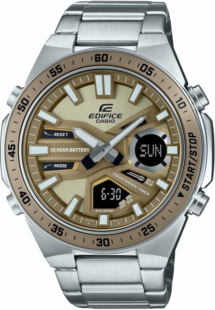CASIO EFV-C110D-5ADF EDIFICE ERKEK KOL SAATİ - Kahverengi