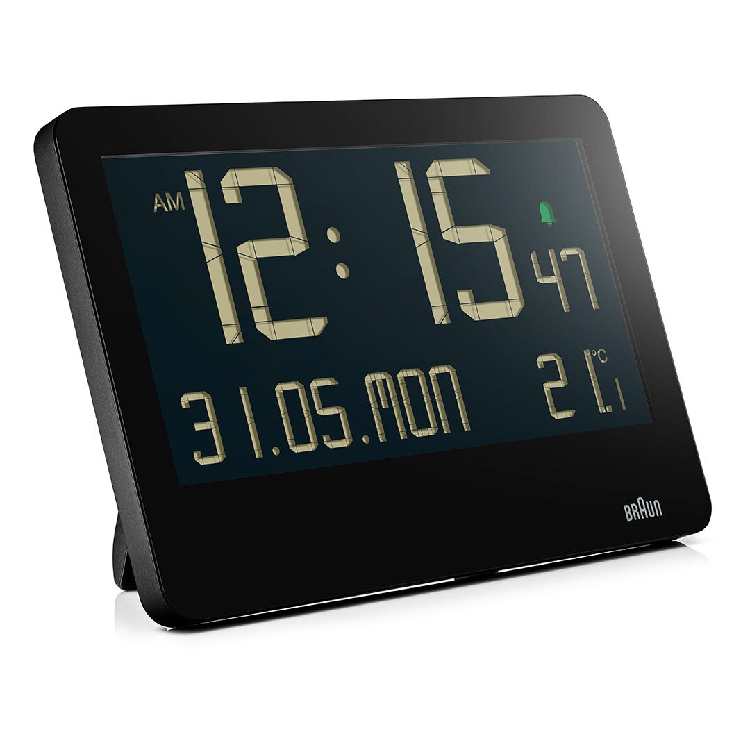 BRAUN BC14B SİYAH DİJİTAL DUVAR SAATİ