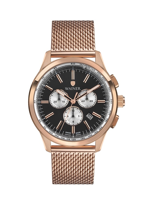 Wainer WA.12340-B Erkek Kol Saati - Rose Gold