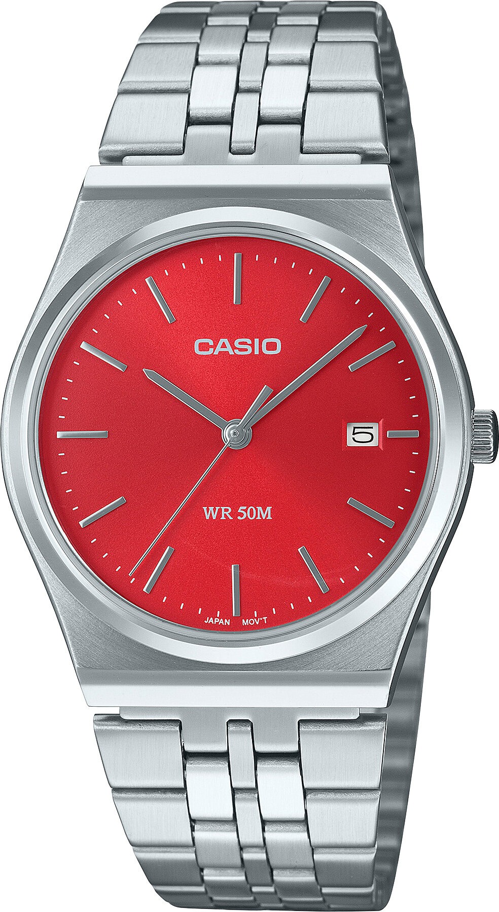 CASIO MTP-B145D-4A2VDF ERKEK KOL SAATİ - Kırmızı