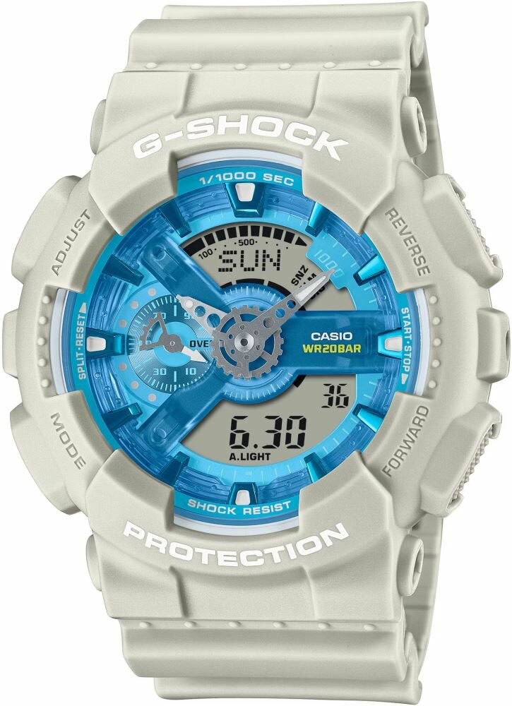 CASIO GA-110AS-5ADR ERKEK KOL SAATİ - Mavi