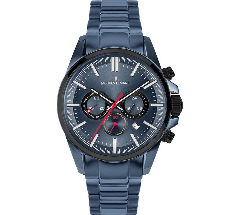 JACQUES LEMANS LIVERPOOL 1-2119G ERKEK KOL SAATİ - Mavi