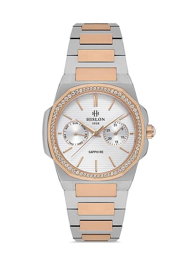 Hislon QT127T-10SR Kadın Kol Saati - Rose Gold