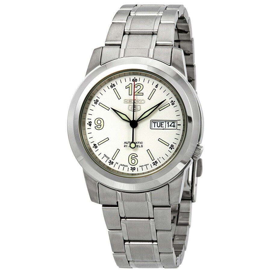 SEIKO 5 JAPAN SNKE57J1 ERKEK KOL SAATİ - Beyaz