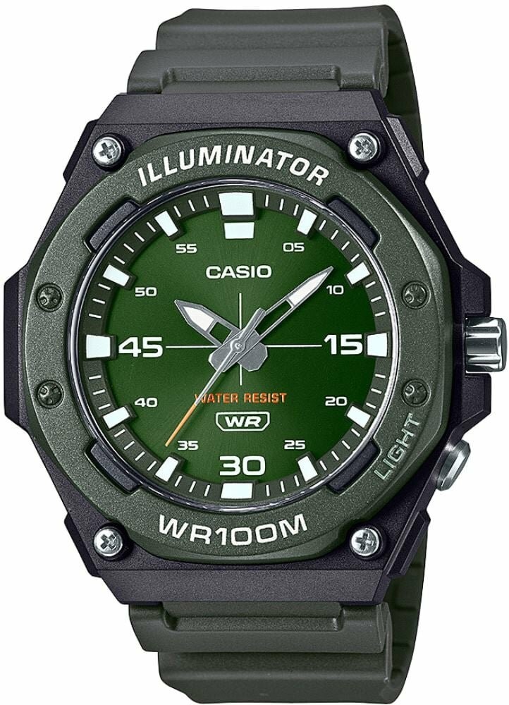 CASIO MW-620H-3AVDF ERKEK KOL SAATİ - Yeşil