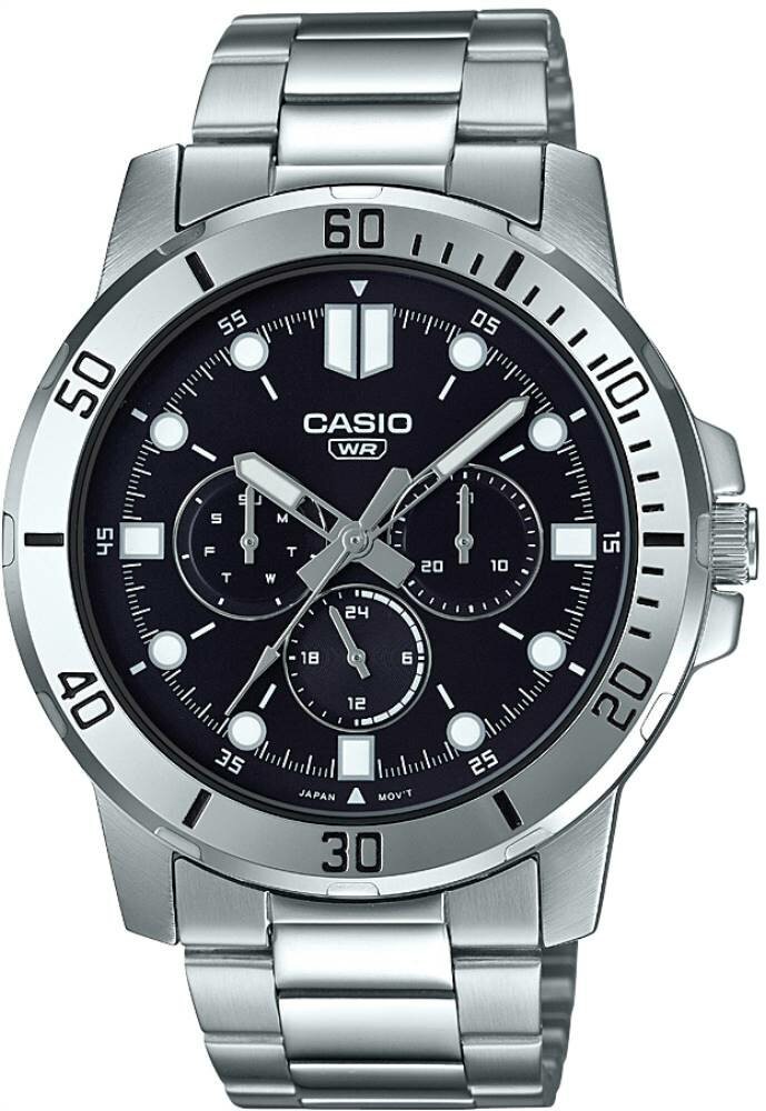 CASIO MTP-VD300D-1EUDF ERKEK KOL SAATİ - Siyah