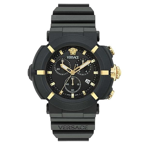 Versace VRSCVE0L00125 Erkek Kol Saati - Siyah