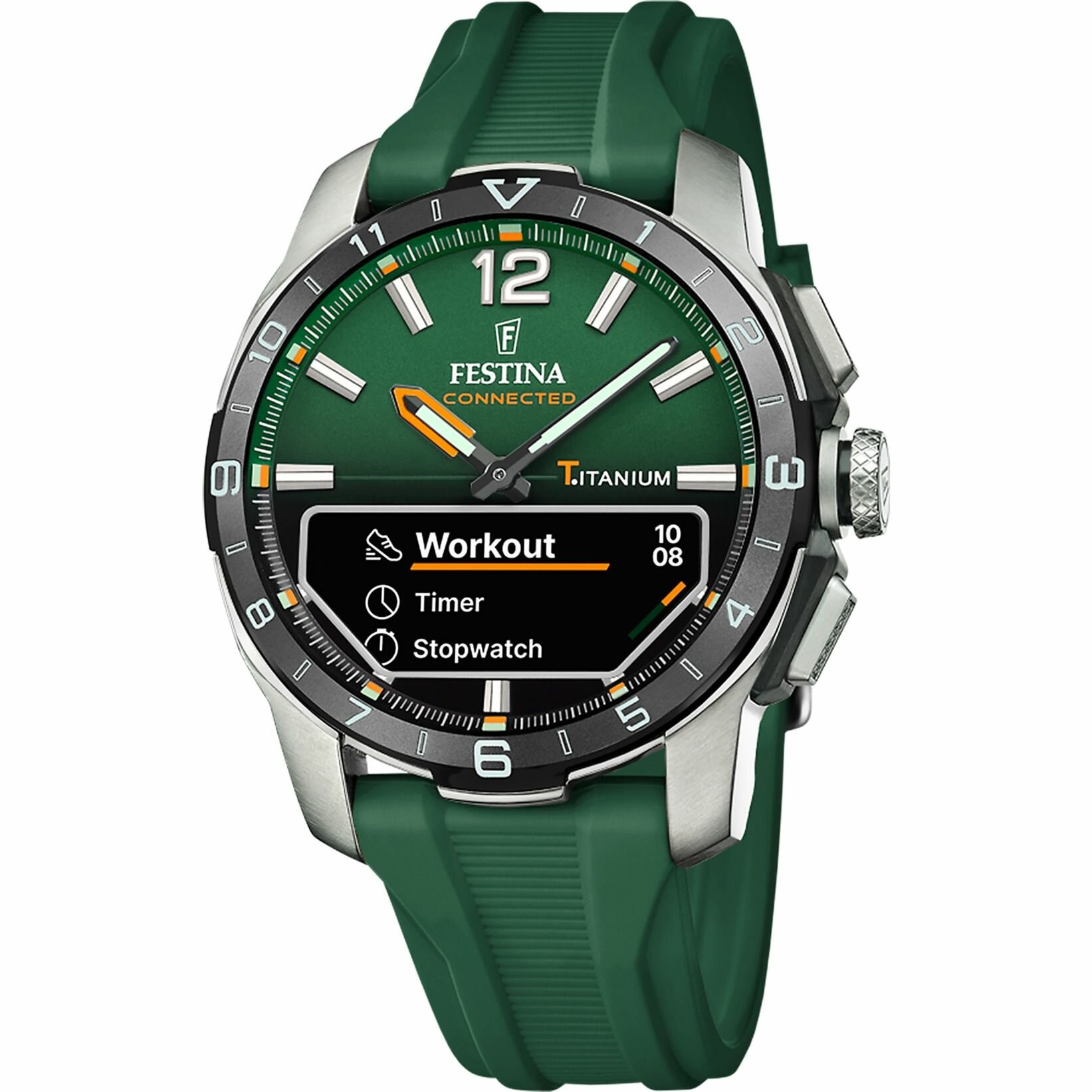 FESTINA F23000/2 CONNECTED D GREEN ERKEK KOL SAATİ - Yeşil