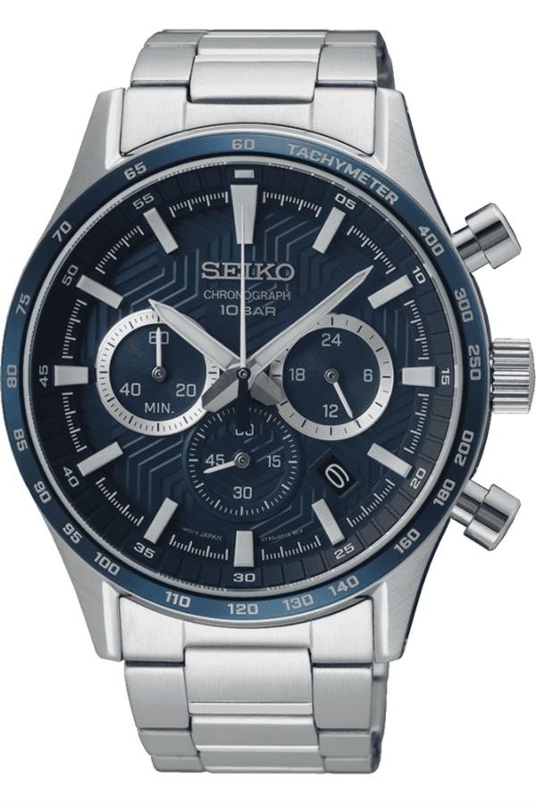 Seiko SSB445P Chronograph Erkek Kol Saati - Metalik