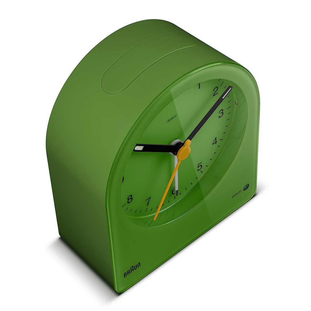 BRAUN BC22GN YEŞİL KLASİK ANALOG ALARMLI MASA SAATİ