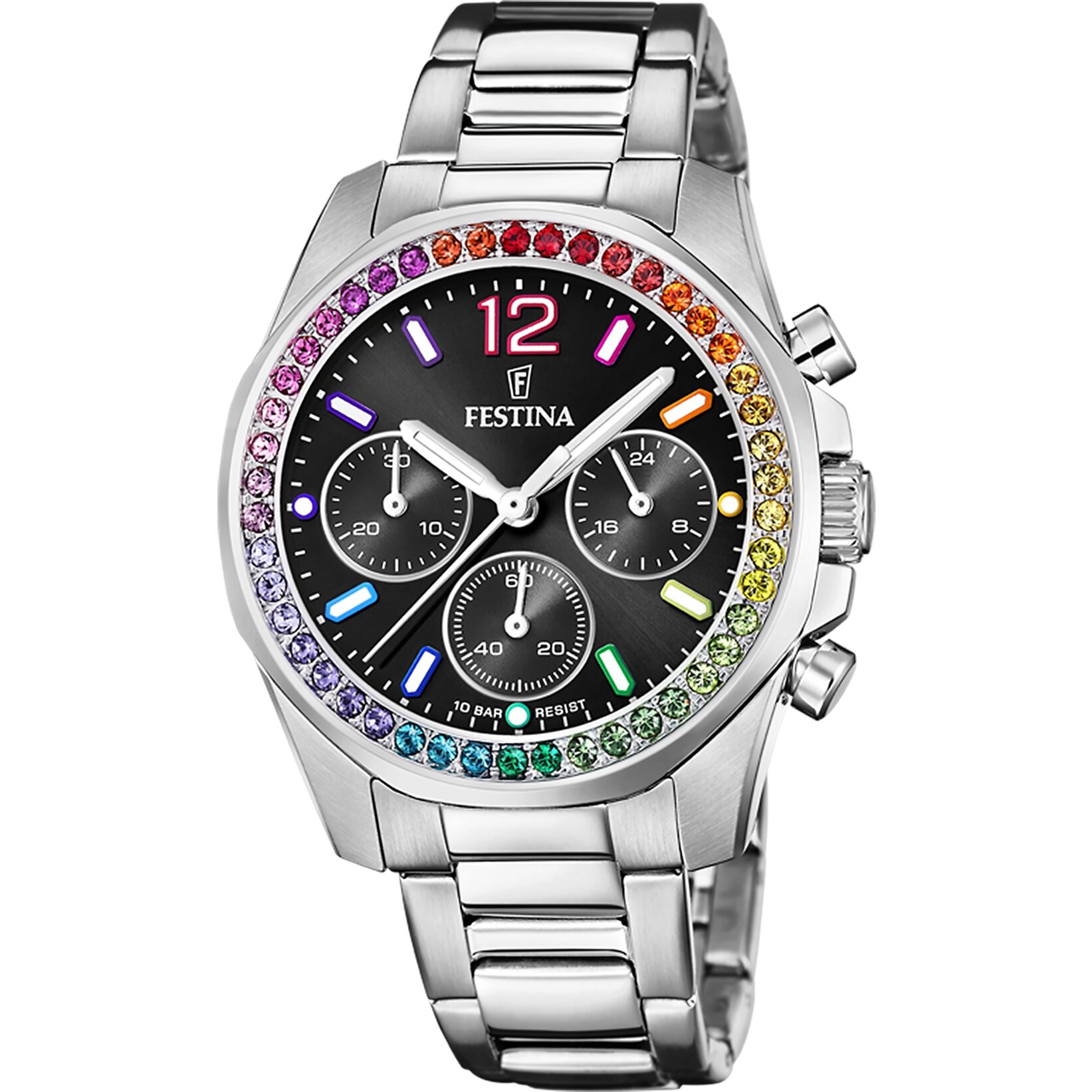 FESTINA F20606/3 RAINBOW KADIN KOL SAATİ - Siyah