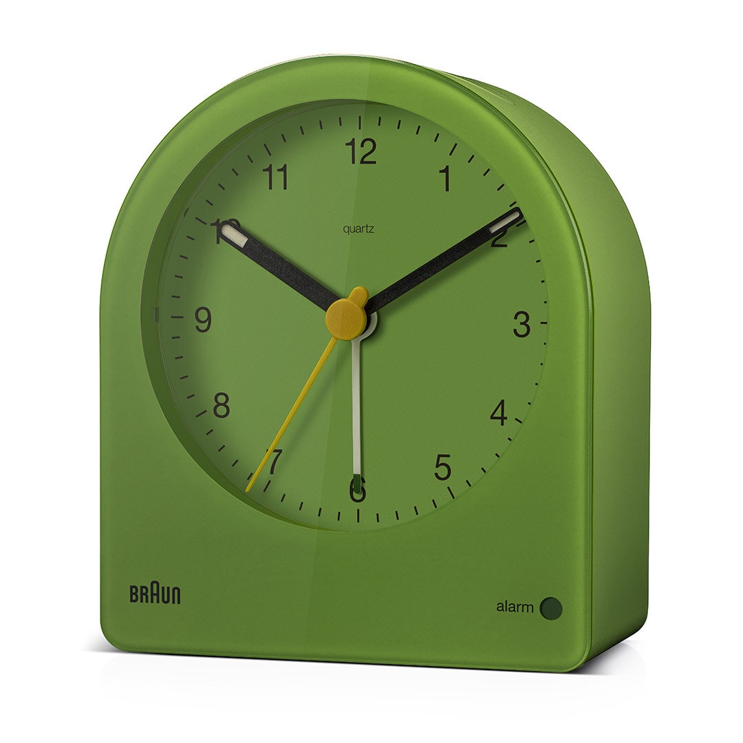 BRAUN BC22GN YEŞİL KLASİK ANALOG ALARMLI MASA SAATİ