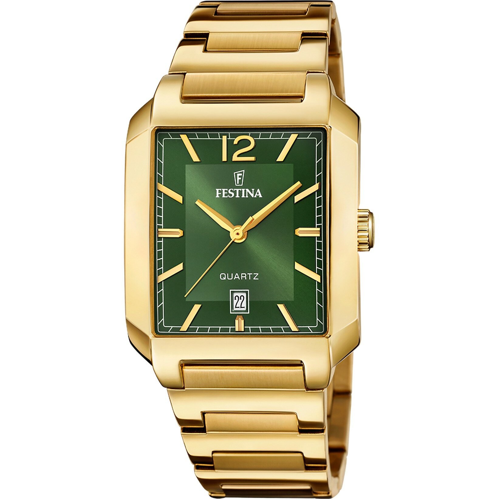 FESTINA F20678/5 SQUARE ERKEK KOL SAATİ - Yeşil
