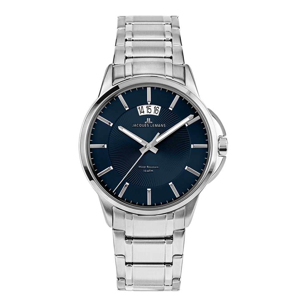 JACQUES LEMANS SYDNEY 1-1540M ERKEK KOL SAATİ - Mavi