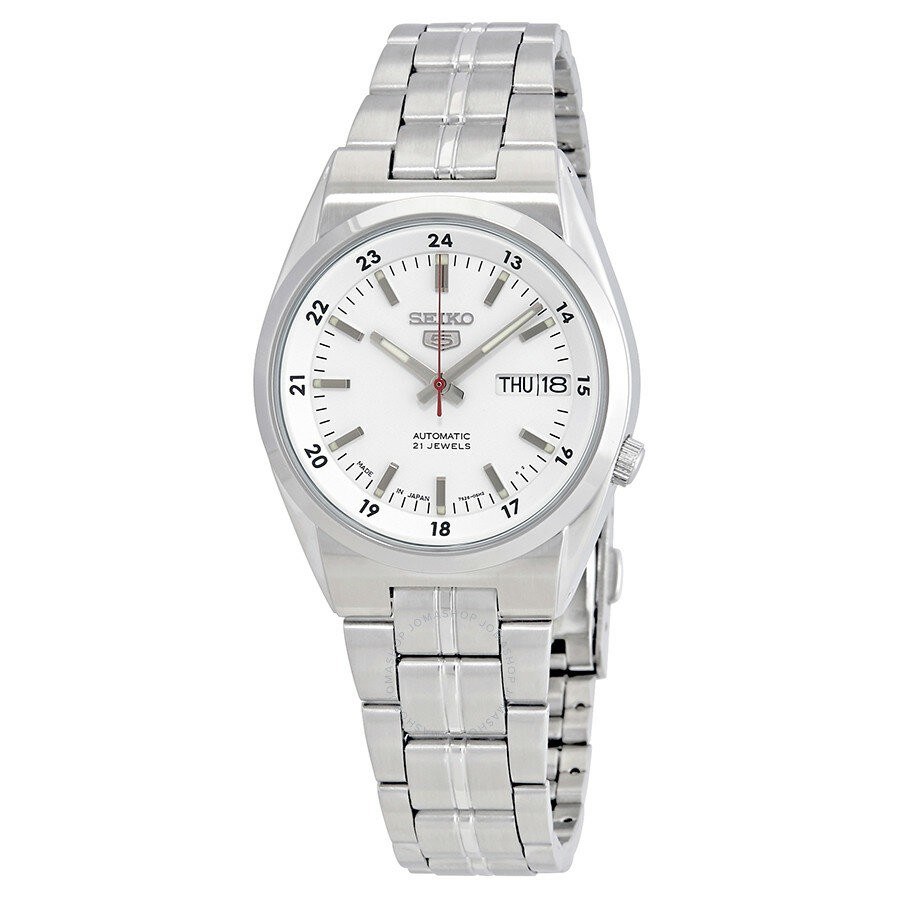 SEIKO 5 JAPAN SNK559J1 ERKEK KOL SAATİ - Beyaz