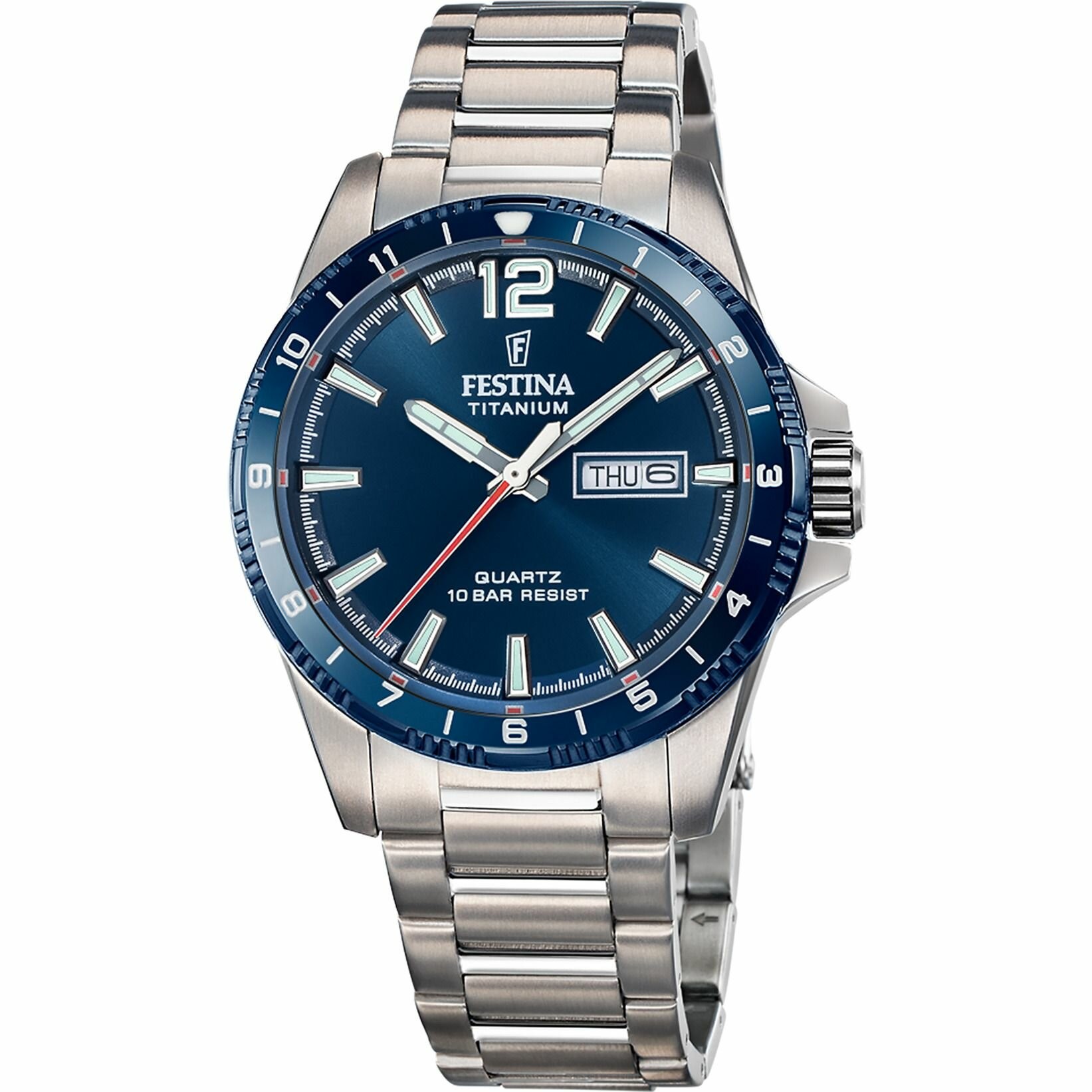 FESTINA F20698/2 TITANIUM ERKEK KOL SAATİ - Mavi