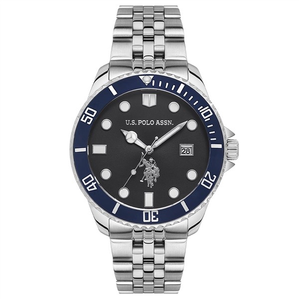 U.S. Polo Assn. USPA1048-06 Erkek Kol Saati - Metalik