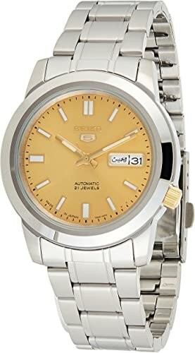SEIKO 5 JAPAN SNKK13J1 ERKEK KOL SAATİ - Sarı